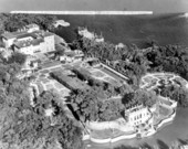 Aerial view of Vizcaya - Miami, Florida.
