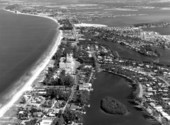 Aerial view of Bayway looking north - Pinellas County, Florida