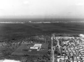 Aerial view of Bayway looking west - Pinellas County, Florida