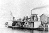 "Roseada" steamboat with cargo and passengers - Kissimmee, Florida