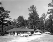 Refreshment stand and picnic shelter at the Stephen Foster State Folk Culture Center - White Springs, Florida
