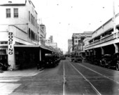 Looking north on Miami Avenue - Miami, Florida.