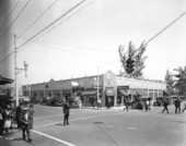 Intersection of Miami Avenue and 5th Street - Miami, Florida.