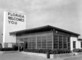 Exterior view of the information and welcome station - Cottondale, Florida