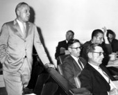 Director for Division of Junior Colleges appeals to House committee for pay raise for teachers - Tallahassee, Florida.