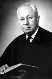 Portrait of Supreme Court Chief Justice Elwyn Thomas - Tallahassee, Florida.