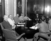 Governor Dan McCarty and his cabinet - Tallahassee, Florida.