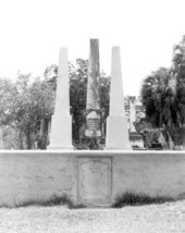 Prince and Princess Murat grave markers at Saint John's Episcopal Church Cemetery - Tallahassee, Florida.
