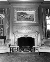 Fireplace in the Dixie Plantation - Monticello, Florida