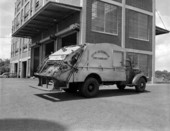 Street Cleaning Department garbage truck - Jacksonville, Florida.