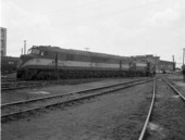 View of Seaboard Air Line Railroad diesel locomotive #4501 - Jacksonville, Florida.