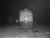 View looking at Seaboard Air Line Railroad Company diesel locomotive #3000 - Jacksonville, Florida