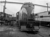 View of Seaboard Air Line Railroad Company diesel locomotive #1738 - Jacksonville, Florida