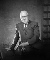 Portrait of Tallahassee Federal Savings and Loan president J. Edwin White.