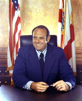 Portrait of Florida's Attorney General Robert Shevin.