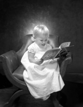 Christening portrait of Doug Calhoun - Tallahassee, Florida.