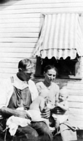 Parents with twins.