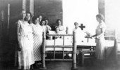 Scene from a midwifery demonstration.
