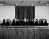 En banc portrait showing judges of the 3rd DCA in Miami, Florida.