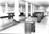 Lewis State Bank interior - Tallahassee, Florida .