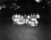 Collins family on the lawn