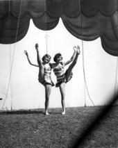 Acrobats at FSU Flying Circus - Tallahassee, Florida