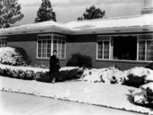 Unidentified woman at the home of Weldon "Babe" Starry