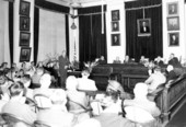 Supreme Court Justice Rivers Buford speaking at his retirement ceremony - Tallahassee, Florida
