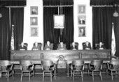 Florida Supreme Court on the bench - Tallahassee, Florida.
