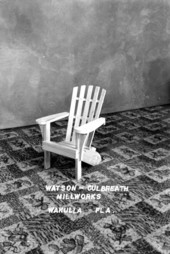 Chair manufactured by Watson-Gulbreath Millworks - Wakulla, Florida