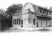 Garage and laundry building