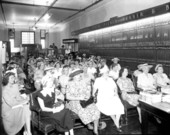 Women's class at Merrill Lynch, Pierce, Fenner and Beane.