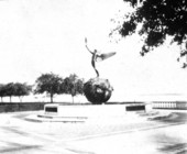 Statue in Memorial Park.