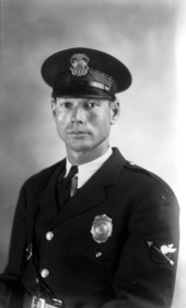 Portrait of a policeman.