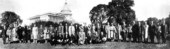 Gulf Life Insurance Company employees outside the capitol in Washington, D.C.
