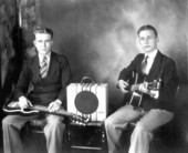 Griffin boys with their guitars.