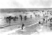 People at the beach : Jacksonville, Florida.