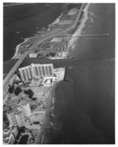 Aerial view of Bakers Haulover Inlet and newly constructed bridge.