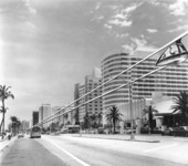 Tear-shaped monorail that never got off the drawing board