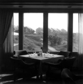 View of the dining room of unidentified restaurant - Amelia Island, Florida