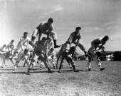 Baseball players exercise - Opa-locka, Florida