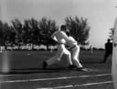 Baseball players at spring training - Saint Petersburg, Florida .