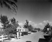 View of an unidentified trailer park - Sarasota, Florida .
