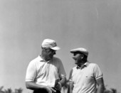 Close up of an unidentified golfers - Naples, Florida