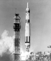 Launching of the Martin Titan Missile - Cape Canaveral, Florida