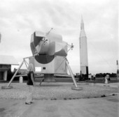 View of space capsules - Cape Canaveral Florida