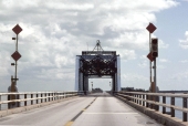 View of the 7 Mile Bridge in the Florida Keys.