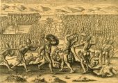 Outina, With the Help of the French, Gains a Victory over His Enemy Potanou.