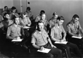 Florida Game and Fresh Water Fish commission employees in a classroom