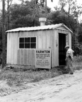 William "Willie" Post at the Farmton Wildlife Management Area check station in Volusia County.